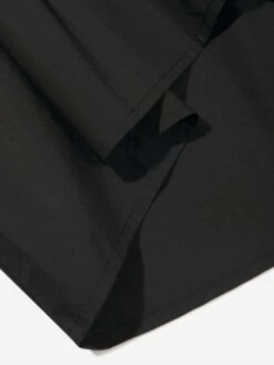 Girls Cotton Logo Dress In Black 9 Girls Cotton Logo Dress In Black -Monna Clothing Shop MOSS4046 BLACK 4