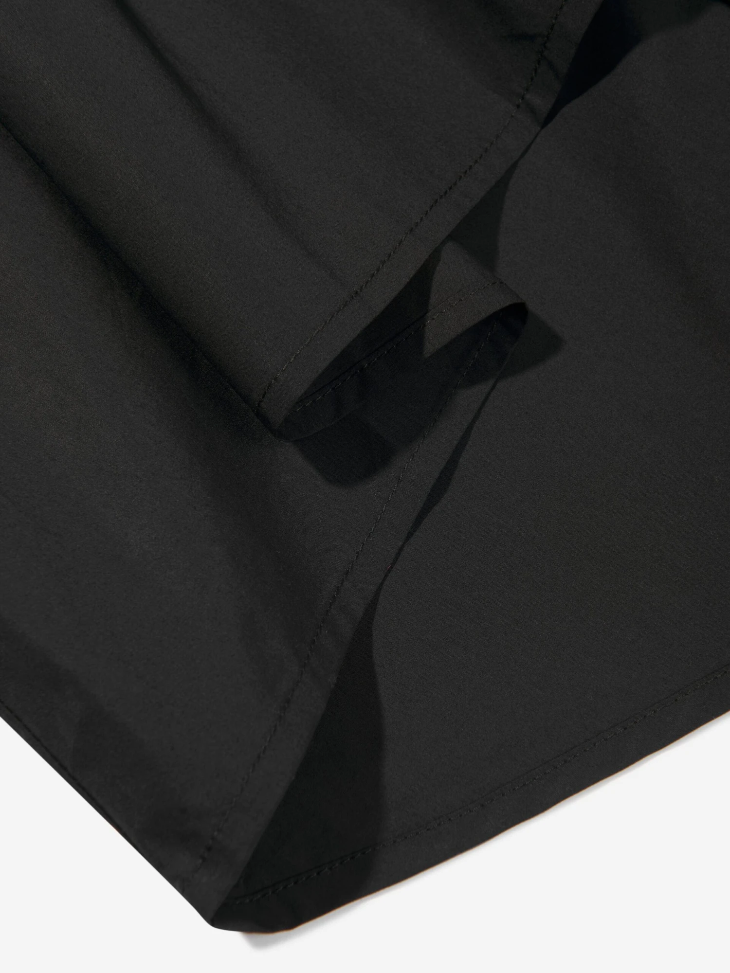 Girls Cotton Logo Dress In Black 6 Girls Cotton Logo Dress In Black - Image 4