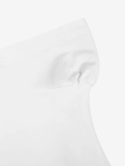 Baby Girls Teddy Logo Jersey Dress In White -Monna Clothing Shop MOSS4144 WHITE 4