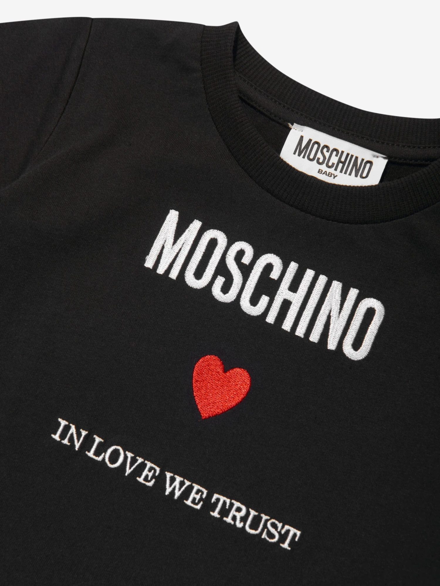 Baby Girls Logo Jersey Dress In Black 5 Baby Girls Logo Jersey Dress In Black - Image 3