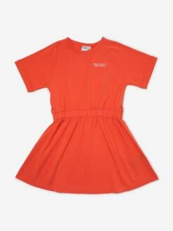 Girls Cotton Jersey Logo Dress