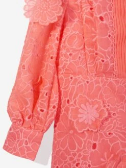 Girls Harper Occasion Dress In Pink -Monna Clothing Shop MRLS4012 PINK 3