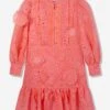 Girls Harper Occasion Dress In Pink -Monna Clothing Shop MRLS4012 PINK 1