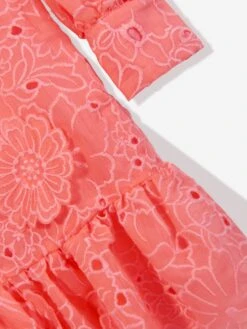 Girls Harper Occasion Dress In Pink -Monna Clothing Shop MRLS4012 PINK 4