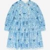 Girls Evangeline Embroidered Dress In Multicolour 2 Girls Evangeline Embroidered Dress In Multicolour -Monna Clothing Shop MRLS4018 MULTI 1