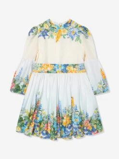 Girls Serenity Floral Dress In Multicolour