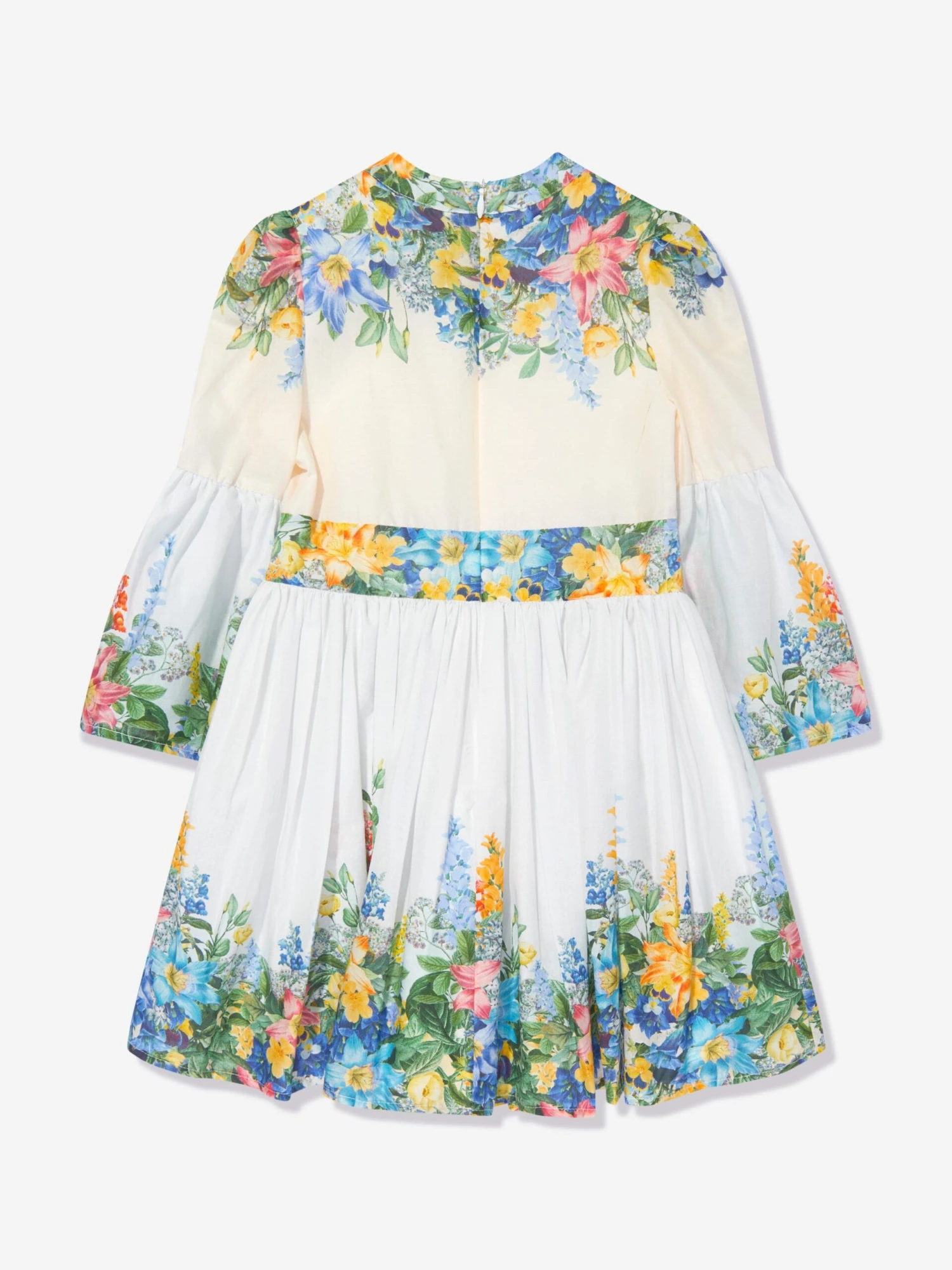 Girls Serenity Floral Dress In Multicolour 4 Girls Serenity Floral Dress In Multicolour - Image 2
