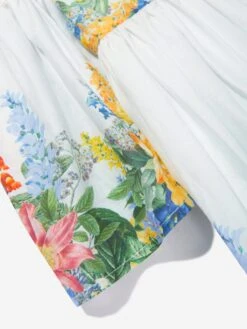 Girls Serenity Floral Dress In Multicolour 9 Girls Serenity Floral Dress In Multicolour -Monna Clothing Shop MRLS4020 FLORAL 4