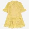 Girls Penelope Mini Dress In Yellow -Monna Clothing Shop MRLS4022 YELLOW 1