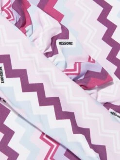 Missoni Girls Zigzag Dress In Pink -Monna Clothing Shop MSNA3012 579MC 4