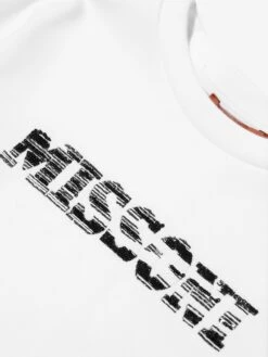 Missoni Girls Sweater Dress In White -Monna Clothing Shop MSNA3056 100NE 3