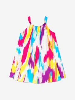 Missoni Girls Sleeveless Woven Dress In Multicolour 7 Missoni Girls Sleeveless Woven Dress In Multicolour -Monna Clothing Shop MSNS3020 999 2