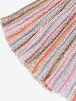 Missoni Girls Pleated Knit Dress In Multicolour 11 Missoni Girls Pleated Knit Dress In Multicolour -Monna Clothing Shop MSNS4005 COLOURFUL 4