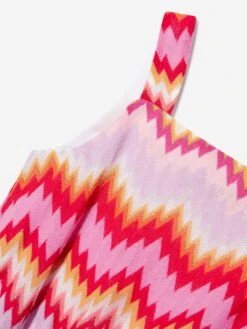 Missoni Girls Zigzag Woven Dress In Multicolour 10 Missoni Girls Zigzag Woven Dress In Multicolour -Monna Clothing Shop MSNS4037 MULTICOLOR ORO FREE 3