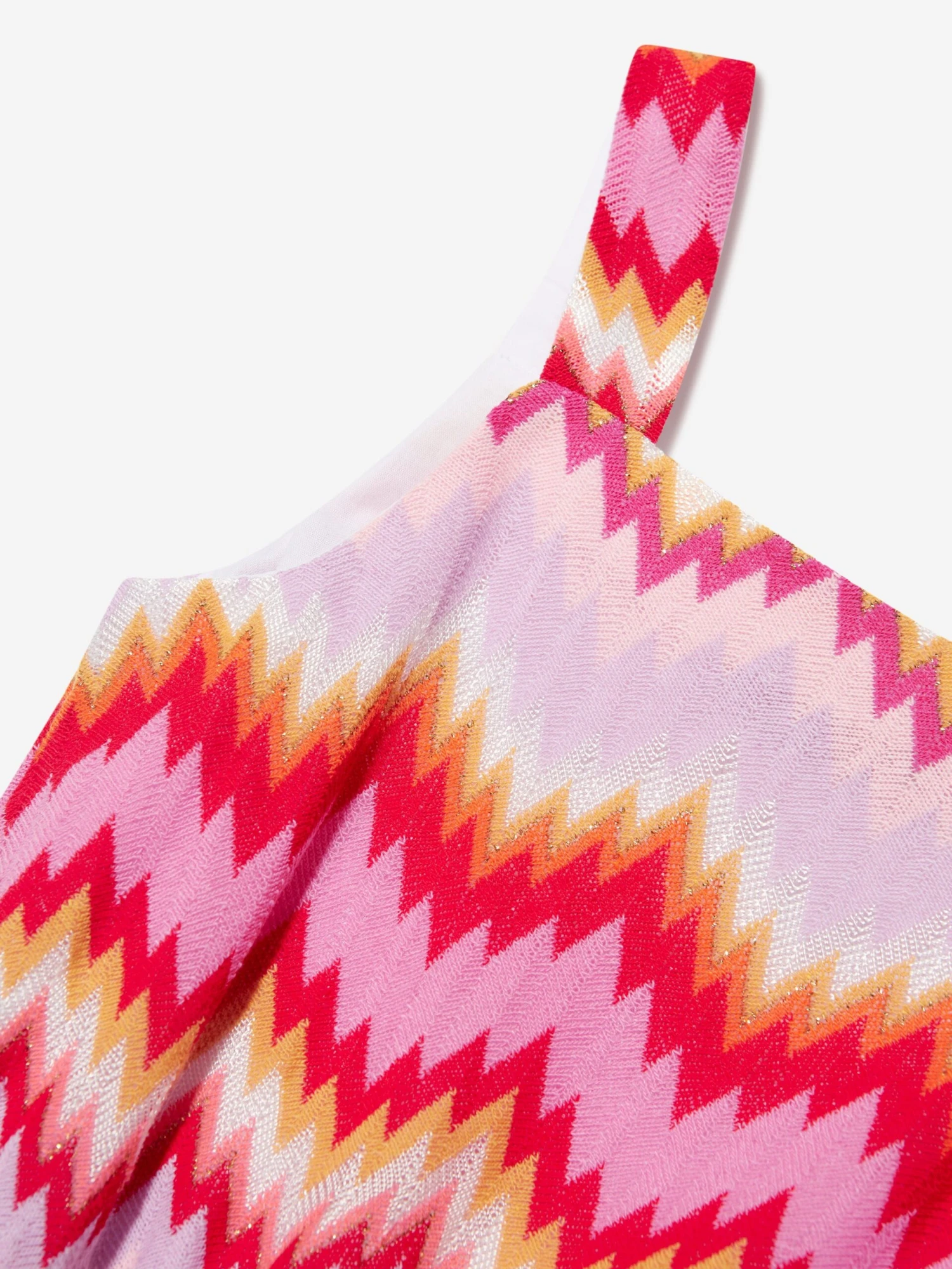 Missoni Girls Zigzag Woven Dress In Multicolour 6 Missoni Girls Zigzag Woven Dress In Multicolour - Image 4