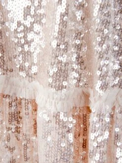 Needle & Thread Girls Mila Gloss Dress In Cream -Monna Clothing Shop NEEA3007 CREAM 3