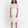 Needle & Thread Girls Mila Gloss Bodice Dress In Cream -Monna Clothing Shop NEEA3008