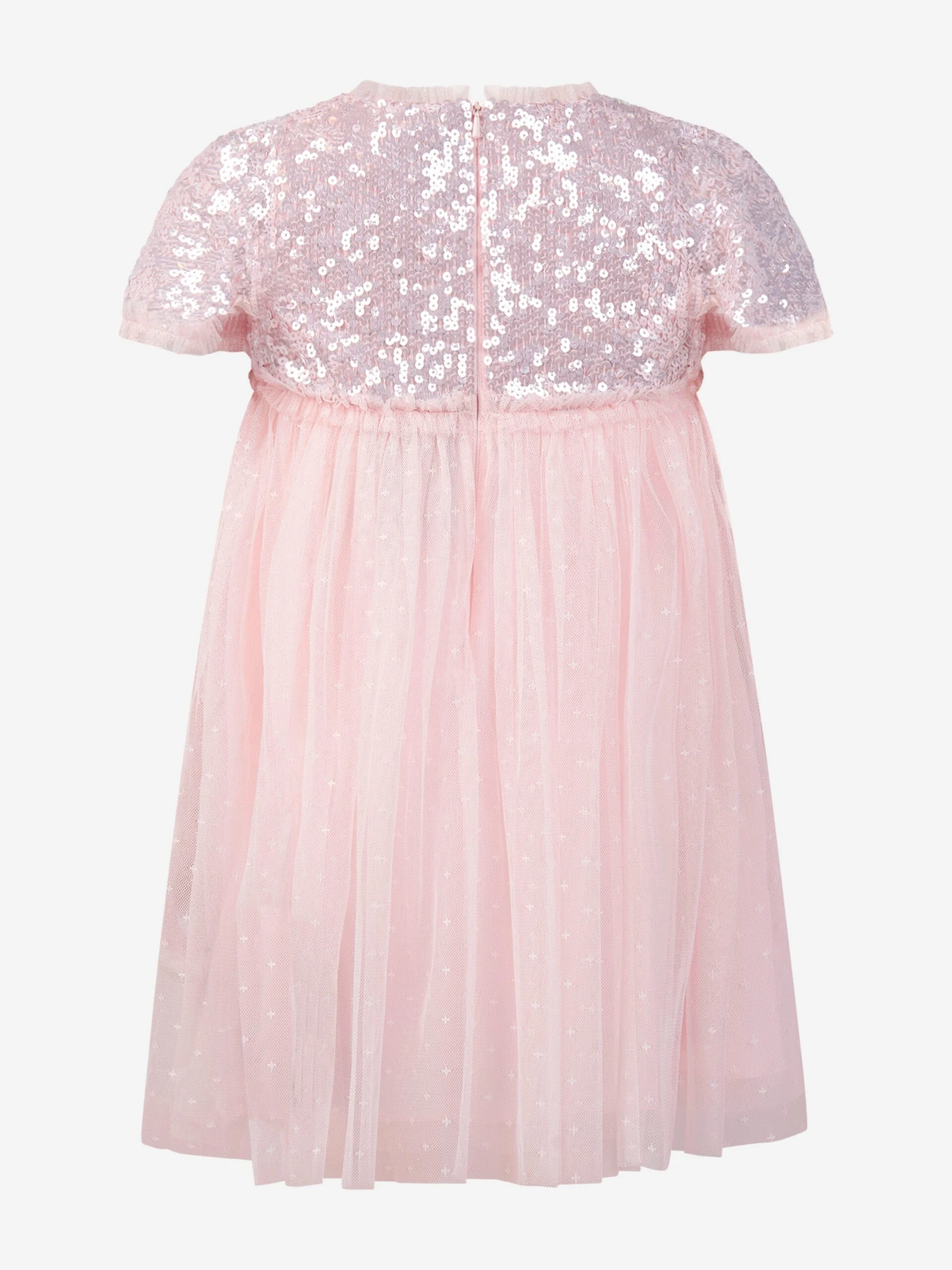 Needle & Thread Girls Mila Gloss Bodice Dress In Pink 5 Needle & Thread Girls Mila Gloss Bodice Dress In Pink - Image 3