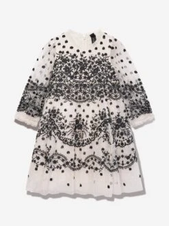 Needle & Thread Girls Beatrice Dress In Cream