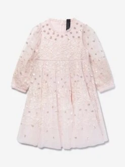 Needle & Thread Girls Beatrice Dress In Pink