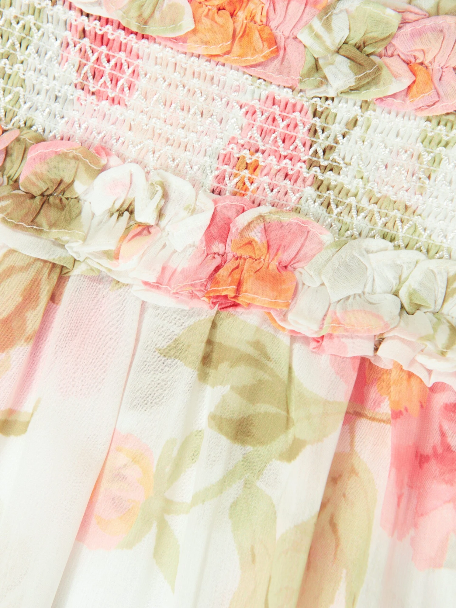 Needle & Thread Girls Peony Promise Chiffon Dress In Multicolour 6 Needle & Thread Girls Peony Promise Chiffon Dress In Multicolour - Image 4