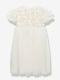 Needle & Thread Girls Posy Bodice Dress In Ivory -Monna Clothing Shop NEEA4006 CREAM 2