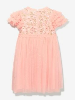 Needle & Thread Girls Posy Bodice Dress In Pink -Monna Clothing Shop NEEA4007 FADED CORAL 2