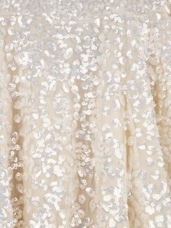 Needle & Thread Girls Victorian Wreath Gloss Dress In Ivory -Monna Clothing Shop NEES4001 CREAM 4