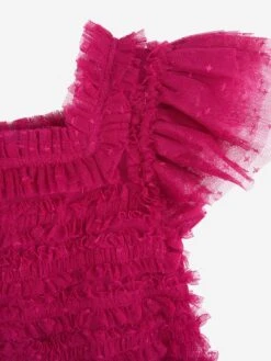 Needle & Thread Girls Lisette Dress In Pink 10 Needle & Thread Girls Lisette Dress In Pink -Monna Clothing Shop NEES4008 CERISE 3