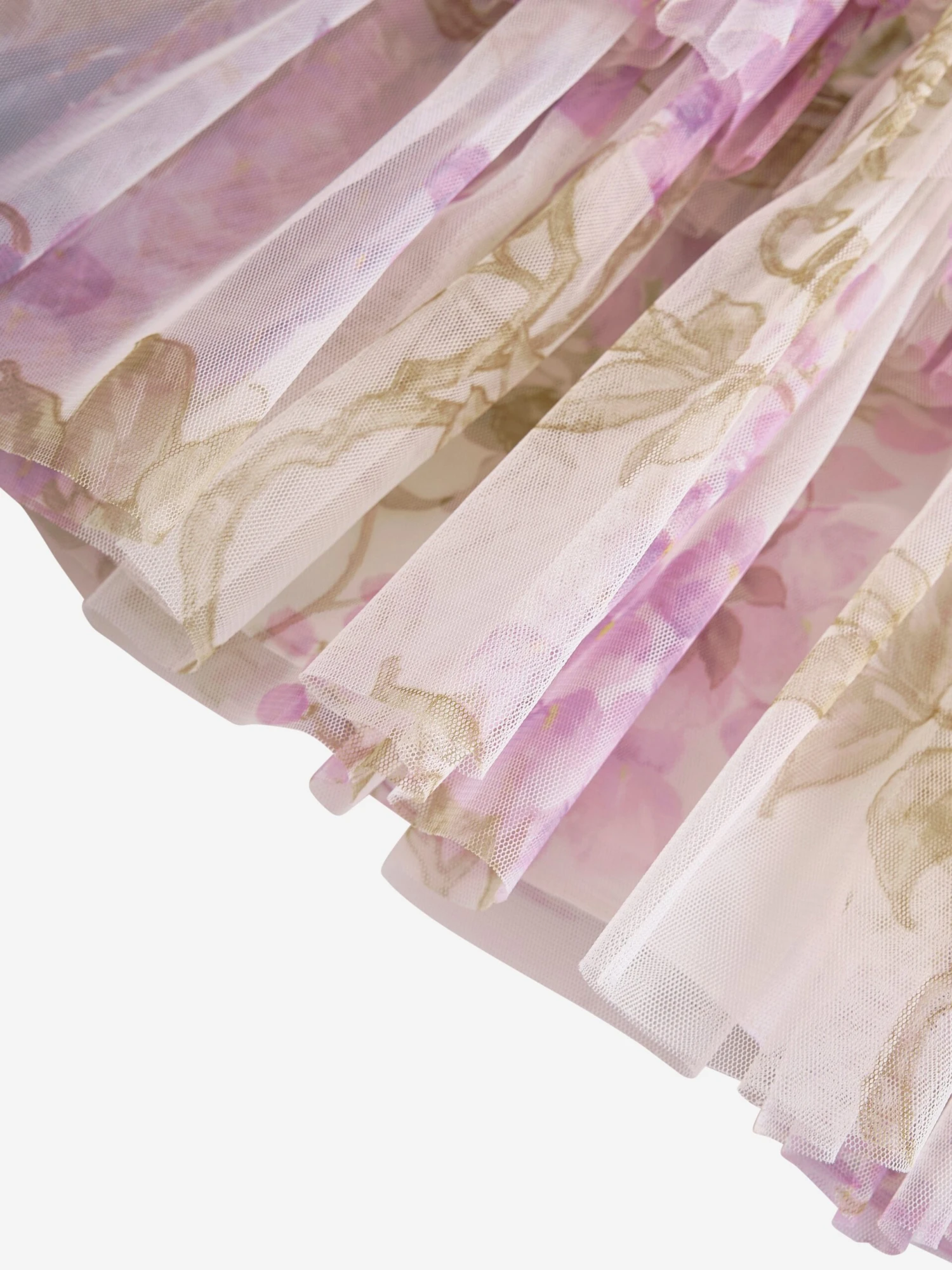 Needle & Thread Girls Wisteria Smocked Dress In White 5 Needle & Thread Girls Wisteria Smocked Dress In White - Image 3