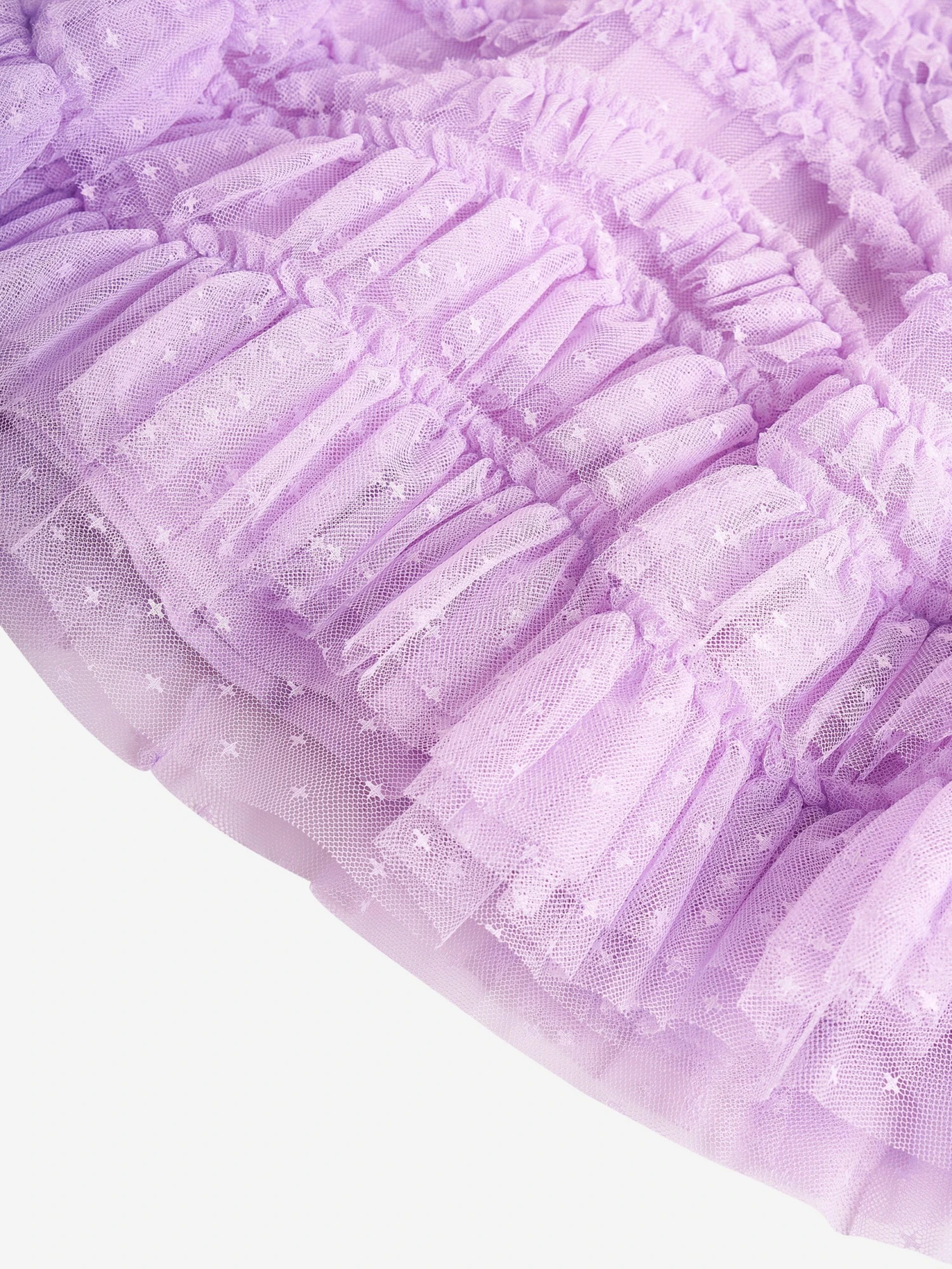 Needle & Thread Girls Wild Rose Ruffle Dress In Purple 5 Needle & Thread Girls Wild Rose Ruffle Dress In Purple - Image 4