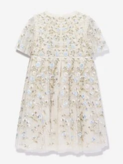 Needle & Thread Girls Posy Piroquette Prom Dress In Ivory 9 Needle & Thread Girls Posy Piroquette Prom Dress In Ivory -Monna Clothing Shop NEES4026 CREAM BLUE 2