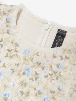 Needle & Thread Girls Posy Piroquette Prom Dress In Ivory 10 Needle & Thread Girls Posy Piroquette Prom Dress In Ivory -Monna Clothing Shop NEES4026 CREAM BLUE 3