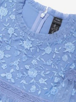 Needle & Thread Girls Midsummer Lace Dress In Blue -Monna Clothing Shop NEES4027 TWILIGHT BLUE 3