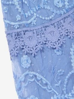 Needle & Thread Girls Midsummer Lace Dress In Blue -Monna Clothing Shop NEES4027 TWILIGHT BLUE 4