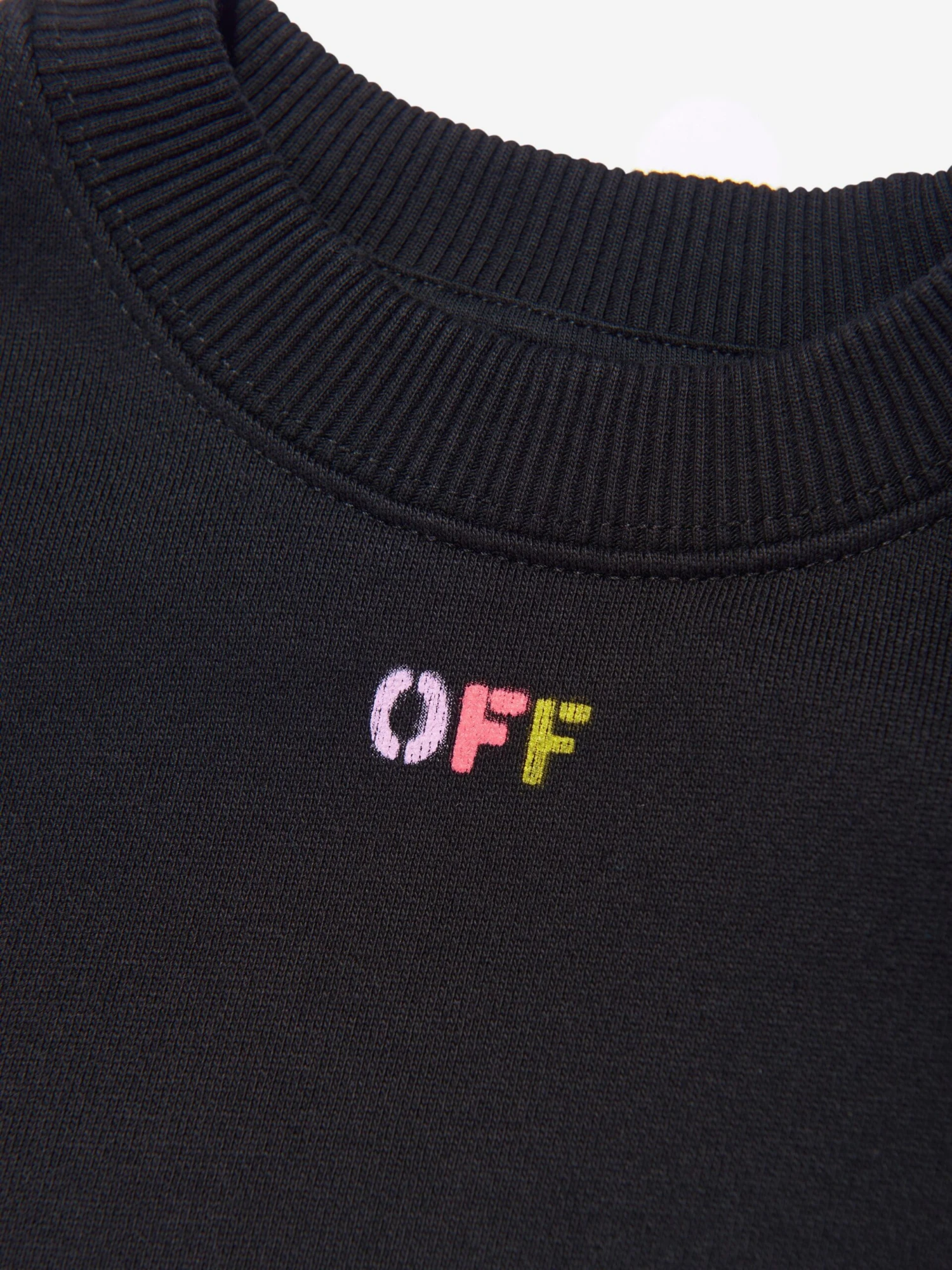 Off-White Girls Arrow Rainbow Crew Dress In Black 6 Off-White Girls Arrow Rainbow Crew Dress In Black - Image 4