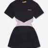 Off-White Girls Bookish Logo Bans Dress In Black 1 Off-White Girls Bookish Logo Bans Dress In Black -Monna Clothing Shop OFFS4071 BLACK LILAC 1