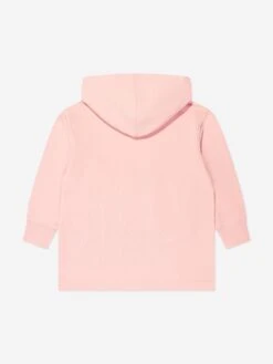 Palm Angels Girls Curved Logo Hooded Sweater Dress In Pink 7 Palm Angels Girls Curved Logo Hooded Sweater Dress In Pink -Monna Clothing Shop PALA3068 13001 2