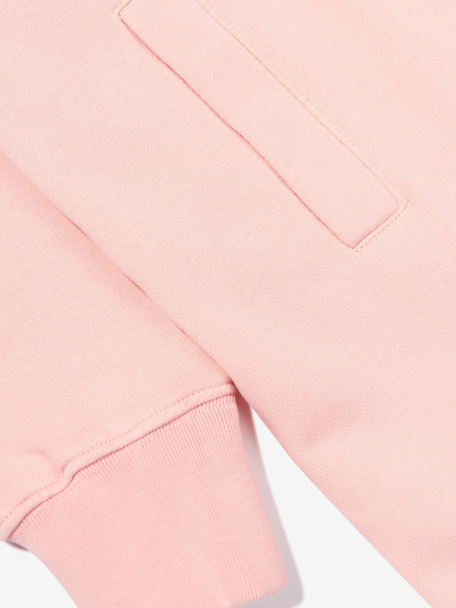 Palm Angels Girls Curved Logo Hooded Sweater Dress In Pink 6 Palm Angels Girls Curved Logo Hooded Sweater Dress In Pink - Image 4