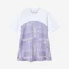 Palm Angels Girls Astro Paisley Dress In Purple 1 Palm Angels Girls Astro Paisley Dress In Purple -Monna Clothing Shop PALS4091 1