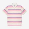 Palm Angels Girls Overlogo Striped Polo Dress In Pink 2 Palm Angels Girls Overlogo Striped Polo Dress In Pink -Monna Clothing Shop PALS4094 ROSE QUARTZ 1