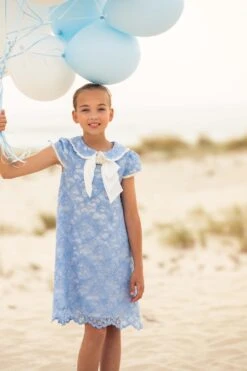 Girls Party Dress In Blue 8 Girls Party Dress In Blue -Monna Clothing Shop PATACHOU 22Maio6319