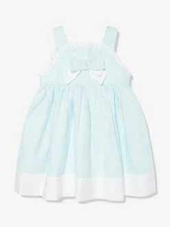 Girls Pinafore Dress In Blue
