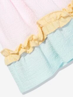 Girls Frilly Dress In Multicolour 13 Girls Frilly Dress In Multicolour -Monna Clothing Shop PATS4046 PINK 4