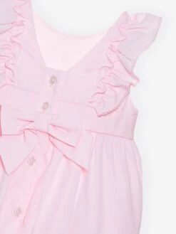 Girls Liberty Dress In Pink -Monna Clothing Shop PATS4048 PINK 4