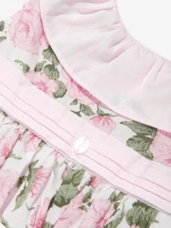 Girls Floral Liberty Dress In Pink -Monna Clothing Shop PATS4049 PINK 3
