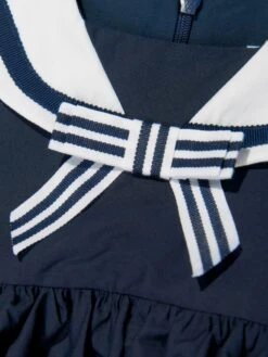 Girls Sleeveless Sailor Dress In Navy 10 Girls Sleeveless Sailor Dress In Navy -Monna Clothing Shop PATS4051 MARINE 3