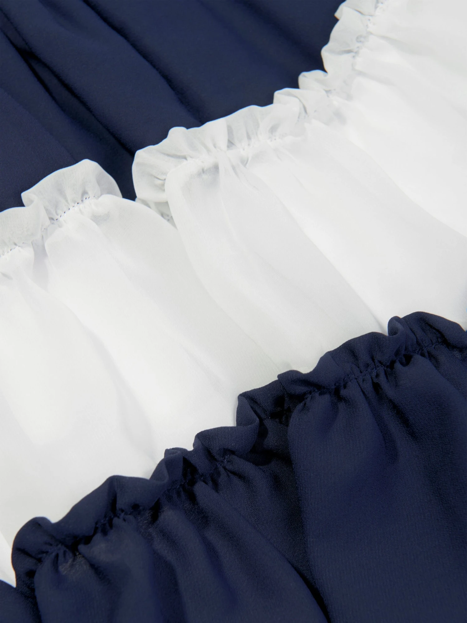 Girls Striped Yacht Club Dress In Navy 7 Girls Striped Yacht Club Dress In Navy - Image 5