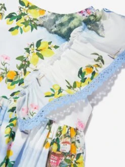 Girls Beach Club Dress In Multicolour -Monna Clothing Shop PATS4065 BEACH CLUB PRINT 4