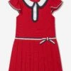 Girls Cruise Dress In Red 1 Girls Cruise Dress In Red -Monna Clothing Shop PATS4070 RED 1